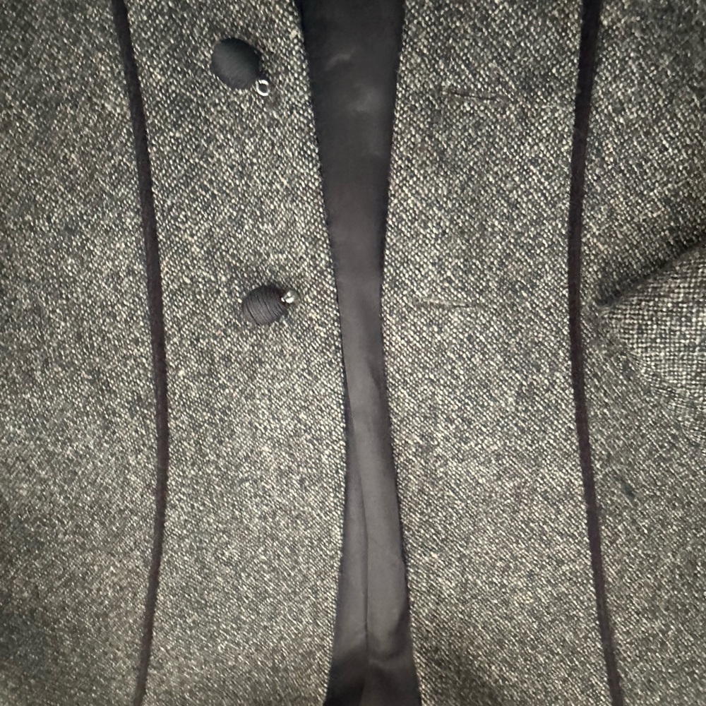 Grace Elements Black and Gray Wool Jacket - image 3